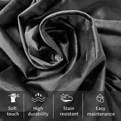 [Removable Cover] Giant 4ft Bean Bag Chairs For Adult, Memory Foam Bean Bag For Teens, Adults, Big Sofa Bean Bag Chairs, Giant Bean Bag Soft Fluffy Fur Bean Bag Chairs For Adults, Furnitures, Black -Best Furniture Store 51edr9iBvQS