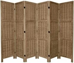 Oriental Furniture 5 1/2 Ft. Tall Bamboo Matchstick Woven Room Divider - Burnt Grey - 6 Panel 14 Oriental Furniture 5 1/2 Ft. Tall Bamboo Matchstick Woven Room Divider - Burnt Grey - 6 Panel -Best Furniture Store 51ersnNmrXL. AC