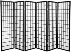 Al Furniture 5 Ft. Tall Window Pane Shoji Screen - White - 4 Panels -Best Furniture Store 51f5C8H6aLL. AC