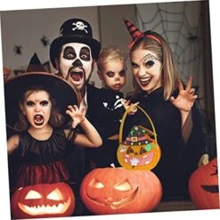 Ibasenice 3 Sets Eva Tote Bag Candy Bag Handbags Material DIY Handbag Set Pumpkin Bucket Cute Handbag Bags Bag With Handles Trick Or Treat Bag Trick Or Treat Bags -Best Furniture Store 51g2elcOL2L