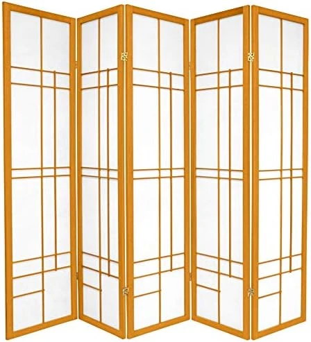 Al Furniture 6 Ft. Tall Eudes Shoji Screen - Natural - 3 Panels 8 Al Furniture 6 Ft. Tall Eudes Shoji Screen - Natural - 3 Panels - Image 8