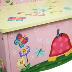 Fantasy Fields - Hand Crafted & Painted Kids Storage Bench Seat - Magic Garden -Best Furniture Store 51gpI2aqi3L