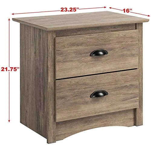 Home Square 3-Piece Set With 2 2-Drawer Nightstands And 5-Drawer Chest 2 Home Square 3-Piece Set With 2 2-Drawer Nightstands And 5-Drawer Chest - Image 2