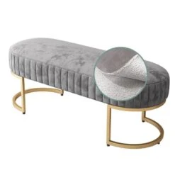 DBHCXD Shoe Changing Stool Bench Clothing Store Fitting Room Waiting Area Rest Chair Soft Bag Bed Tail Sofa -Best Furniture Store 51gxYHE06UL