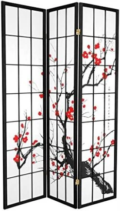 Al Furniture 6 Ft. Tall Flower Blossom Divider - Black - 6 Panels 21 Al Furniture 6 Ft. Tall Flower Blossom Divider - Black - 6 Panels -Best Furniture Store 51h80Y6BWkL. AC