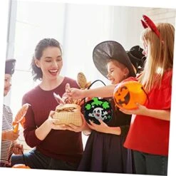 Ibasenice 3 Sets Eva Tote Bag Candy Bag Handbags Material DIY Handbag Set Pumpkin Bucket Cute Handbag Bags Bag With Handles Trick Or Treat Bag Trick Or Treat Bags