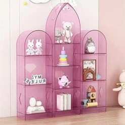 EYCIEROT Acrylic Bookshelf, Kids Study Shelf,Multi-Layer Options, Multi Colors, Sturdy And Transparent, Suitable For Bedroom Study Living Room,Gray,S 20 EYCIEROT Acrylic Bookshelf, Kids Study Shelf,Multi-Layer Options, Multi Colors, Sturdy And Transparent, Suitable For Bedroom Study Living Room,Gray,S -Best Furniture Store 51hNgPqQuTL