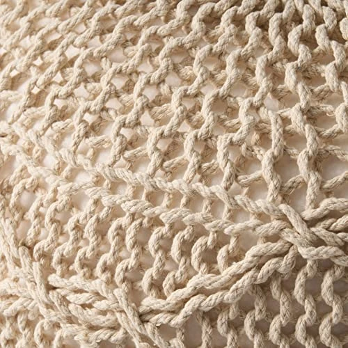 Christopher Knight Home Morven Pouf, Ivory 2 Christopher Knight Home Morven Pouf, Ivory - Image 2