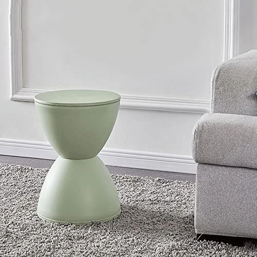 WYKD Stool Hourglass Small Stool Small Apartment Changing Shoes Round Pier Net Red Side Table 4 WYKD Stool Hourglass Small Stool Small Apartment Changing Shoes Round Pier Net Red Side Table - Image 4