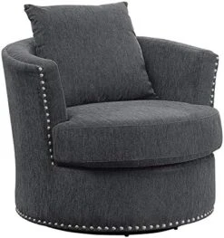 Lexicon Winona Swivel Chair, Gray -Best Furniture Store 51ipOYiCTTL. AC