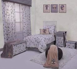 Bacati Unisex Cotton Storage Toy Chest, Grey/Beige 10 Bacati Unisex Cotton Storage Toy Chest, Grey/Beige -Best Furniture Store 51jbtGrgtUL