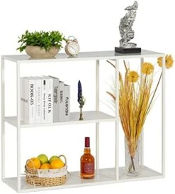 HDANI Console Table, Narrow Entryway Table, 3 Tier Metal Hallway Table, 9.8''Dx31.5''Wx29.7''H(Black) -Best Furniture Store 51jhhYvtwUL. AC