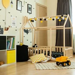 House Shaped Bed, Montessori Bed House Frame Bed Toddler Bed, Children Bed House Bed For Toddler Wooden Baby Bed Kids Bed Frame And SLATS -Best Furniture Store 51jpTp9Z1xL