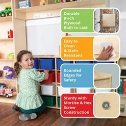 Wood Designs WD14900 Tot Size Pass Through Shelf, 24 X 24 X 12" (H X W X D) -Best Furniture Store 51knu98vMaL