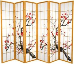 Al Furniture 6 Ft. Tall Flower Blossom Divider - Black - 6 Panels 20 Al Furniture 6 Ft. Tall Flower Blossom Divider - Black - 6 Panels -Best Furniture Store 51kvSyLOiL. AC