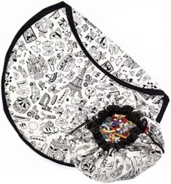 Play&Go Play & Go Drawstring Play Mat Storage Bag For Children - Kids Toy Storage Organizer - Drawstring Toy Bag - Large 55" Play Mat For Toddlers Toys And Bag For Storage - Cactus -Best Furniture Store 51mOq7MIdHL. AC