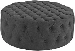 Modway Amour Fabric Upholstered Button-Tufted Round Ottoman In Azure -Best Furniture Store 51mr3v2UDQL. AC