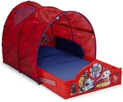 Delta Children Disney Minnie Mouse Plastic Sleep And Play Toddler Bed With Canopy -Best Furniture Store 51n g0HUsTL. AC