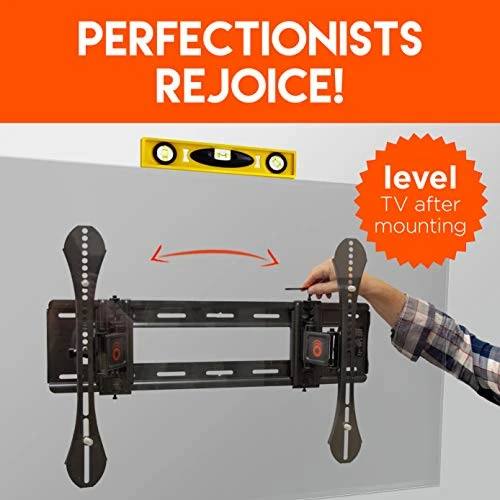 ECHOGEAR Tilting TV Wall Mount For Up To 86" TVs - Maximum Tilt Range On Large TVs - Great For Mounting TV Above A Fireplace - Easy Install & Hardware Included 5 ECHOGEAR Tilting TV Wall Mount For Up To 86" TVs - Maximum Tilt Range On Large TVs - Great For Mounting TV Above A Fireplace - Easy Install & Hardware Included - Image 5