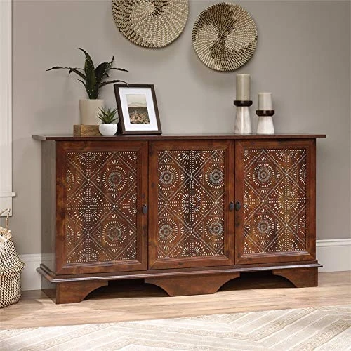 Sauder Viabella Contemporary Wood Buffet And Sideboard Table In Curado Cherry 4 Sauder Viabella Contemporary Wood Buffet And Sideboard Table In Curado Cherry - Image 4