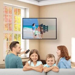 PERLESMITH TV Wall Mount For 13-42 Inch Flat Or Curved TVs & Monitors, Full Motion TV Wall Mount With Articulating Arms Swivel Tilt Extends, Corner Tv Bracket Max VESA 200x200 Mm Up To 44lbs, PSSFK1 -Best Furniture Store 51nvUgMG6iL