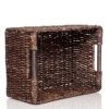 Dee Rectangular Basket, Brown, Large