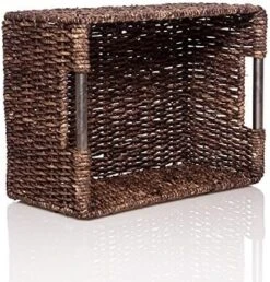 Dee Rectangular Basket, Brown, Large -Best Furniture Store 51o8wXtjuZL. AC