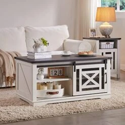 JXQTLINGMU End Table With Charging Station, Beside Table With Stroage Cabinet And Open Storage For Livingroom, White 19 JXQTLINGMU End Table With Charging Station, Beside Table With Stroage Cabinet And Open Storage For Livingroom, White -Best Furniture Store 51pMU3yA4qL. AC