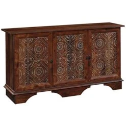 Sauder Viabella Contemporary Wood Buffet And Sideboard Table In Curado Cherry