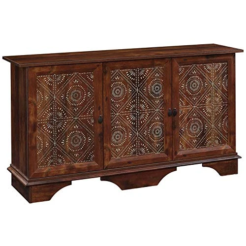 Sauder Viabella Contemporary Wood Buffet And Sideboard Table In Curado Cherry 1 Sauder Viabella Contemporary Wood Buffet And Sideboard Table In Curado Cherry