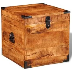 Storage Chest Cubic Rough Mango Wood G, Weight - 35.6 Lbs 9 Storage Chest Cubic Rough Mango Wood G, Weight - 35.6 Lbs -Best Furniture Store 51qcsJhWwYL 1
