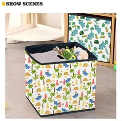 AFPANQZ Colored Tie Dye Large Sized Storage Baskets Collapsible Convenient Home Organizer Containers For Clothes Kids Toys Baby Clothing Nersury Hamper 13x13x13 Save Place Basket -Best Furniture Store 51qpRqsdc5L