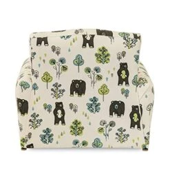 GENERIC Kid's Chair, Toddler's Upholstered Armchair, Child's Rocking Chair (Bears & Trees Print, Rockers), 19D X 21W X 19.5H In (KC100R) -Best Furniture Store 51r3UcBCt2L