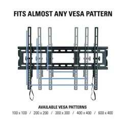 Sanus Universal Low Profile Tilt TV Wall Mount For 37" - 80" LED, LCD & Plasma TVs, Eliminates Glare With 10º Of Tilt & Post-Install Adjustments - 3 Step Install - Safety Certified - MLT14-B1 -Best Furniture Store 51r4pDGZHFL