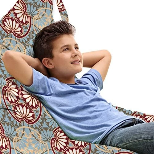 Ambesonne Pirates Lounger Chair Bag, Jolly Roger Pattern In Classic Nautical Colors Dangerous Halloween Character, High Capacity Storage With Handle Container, Lounger Size, Dark Blue White 5 Ambesonne Pirates Lounger Chair Bag, Jolly Roger Pattern In Classic Nautical Colors Dangerous Halloween Character, High Capacity Storage With Handle Container, Lounger Size, Dark Blue White - Image 5