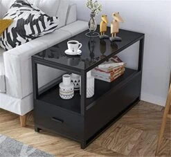 JYDQM Sofa Side Cabinet Sideboard Sideboard Table Coffee Table Small Mini Side Table Against The Wall Narrow Shelves (Color : OneColor, Size : 60 * 40CM) -Best Furniture Store 51sLxLnsKoL. AC