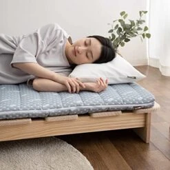 EMOOR Wood Slatted Low Platform Bed Frame KAN SUNOKO Twin For Japanese Futon Mattress Solid Pine (Unpainted), Floor Sleep Tatami Mat 7 EMOOR Wood Slatted Low Platform Bed Frame KAN SUNOKO Twin For Japanese Futon Mattress Solid Pine (Unpainted), Floor Sleep Tatami Mat -Best Furniture Store 51sPXwqJLOL