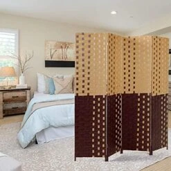 Room Divider, 4 Panel Room Dividers And Folding Privacy Screens 6FT Tall Sound Proof Wall Divider Wood Screens Dorm Partitions Freestanding Temporary Wall Room Furniture Separators- Black -Best Furniture Store 51tHDtKLCRS. AC