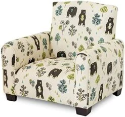 GENERIC Kid's Chair, Toddler's Upholstered Armchair, Child's Rocking Chair (Bears & Trees Print, Rockers), 19D X 21W X 19.5H In (KC100R) -Best Furniture Store 51tPIGylASL. AC