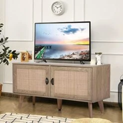 MAISON ARTS Buffet Sideboard Rattan Storage Cabinet With 3 Drawers And 2 Doors & Shelves, Kitchen Cabinet Buffet Cupboard Table With Spacious Table Top For Kitchen Dining Room Living Room 19 MAISON ARTS Buffet Sideboard Rattan Storage Cabinet With 3 Drawers And 2 Doors & Shelves, Kitchen Cabinet Buffet Cupboard Table With Spacious Table Top For Kitchen Dining Room Living Room -Best Furniture Store 51tS wojXL. AC