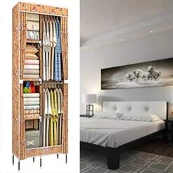 N/A Fashion Oxford Cloth Cabinet 4-Layer Simple Combination Wardrobe Dormitory Bedroom Convenient Storage Cabinet Home Furniture -Best Furniture Store 51ujAu40tCL