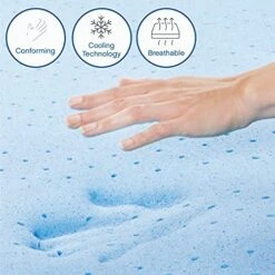 Ool Gel Ventilated Memory Foam 10-Inch Mattress | CertiPUR-US Certified | Bed-in-a-Box, Twin XL, White 17 Ool Gel Ventilated Memory Foam 10-Inch Mattress | CertiPUR-US Certified | Bed-in-a-Box, Twin XL, White -Best Furniture Store 51vA8WR9VFL