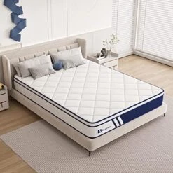 Queen Mattress, 12 Inch Hybrid Queen Size Mattress In A Box With Gel Memory Foam, Individual Pocket Coils For Pressure Relief And Motion Isolation, Medium Firm Queen Mattresses -Best Furniture Store 51vDT1WZIAL. AC