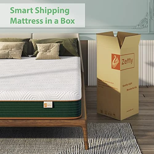 Full Size Mattress 10 Inch, Gel Memory Foam Mattress With Individual Pocket Springs, Hybrid Mattress In A Box For Pressure Relief & Cooler Sleep, CertiPUR-US Certified 6 Full Size Mattress 10 Inch, Gel Memory Foam Mattress With Individual Pocket Springs, Hybrid Mattress In A Box For Pressure Relief & Cooler Sleep, CertiPUR-US Certified - Image 6
