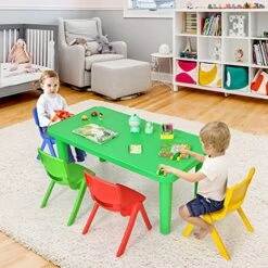 Costzon Kids Chairs, Stackable Plastic Learn And Play Chair For School Home Play Room, Colorful Chairs For Toddlers, Boys, Girls (Multicolor, 4 Chairs) 17 Costzon Kids Chairs, Stackable Plastic Learn And Play Chair For School Home Play Room, Colorful Chairs For Toddlers, Boys, Girls (Multicolor, 4 Chairs) -Best Furniture Store 51viFCvQ8LS