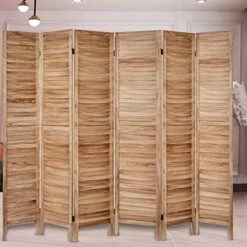 Room Divider 5.6 FT Tall Room Dividers And Folding Privacy Screens Wood Room Divider Wall Folding Screen, Room Divider Screen, 16" Wide Panel Brown, 8 Panel 21 Room Divider 5.6 FT Tall Room Dividers And Folding Privacy Screens Wood Room Divider Wall Folding Screen, Room Divider Screen, 16" Wide Panel Brown, 8 Panel -Best Furniture Store 51vmKFTbgpL. AC