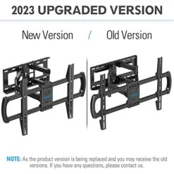MOUNTUP TV Wall Mount, TV Mount Swivel And Tilt Full Motion For Most 42-82 Inch Flat Curved TVs, Wall Mount TV Bracket With Articulating Arm, Holds Up To 100lbs Max VESA 600x400mm, Fits 12" 16" Studs -Best Furniture Store 51wATSteyGL