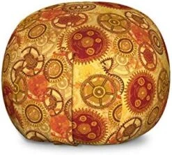 Ambesonne Zebra Print Storage Toy Bag Chair, Striped Zebra Animal Print Nature Wildlife Inspired Simplistic Illustration, Stuffed Animal Organizer Washable Bag, Small Size, White Charcoal -Best Furniture Store 51x1yL4wxXL. AC