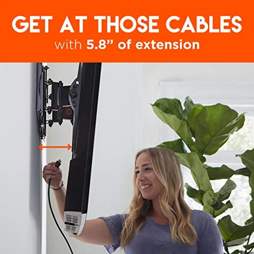 ECHOGEAR Tilting TV Wall Mount For Up To 86" TVs - Maximum Tilt Range On Large TVs - Great For Mounting TV Above A Fireplace - Easy Install & Hardware Included 4 ECHOGEAR Tilting TV Wall Mount For Up To 86" TVs - Maximum Tilt Range On Large TVs - Great For Mounting TV Above A Fireplace - Easy Install & Hardware Included - Image 4