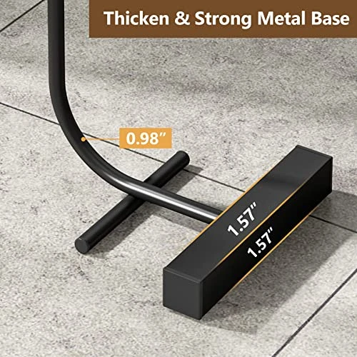 Tribesigns C Side Table, Minimalist Narrow End Table For Sofa Couch, Small C-Shaped Table Nightstand Snack Table TV Tray For Living Room, Walnut & Black 3 Tribesigns C Side Table, Minimalist Narrow End Table For Sofa Couch, Small C-Shaped Table Nightstand Snack Table TV Tray For Living Room, Walnut & Black - Image 3